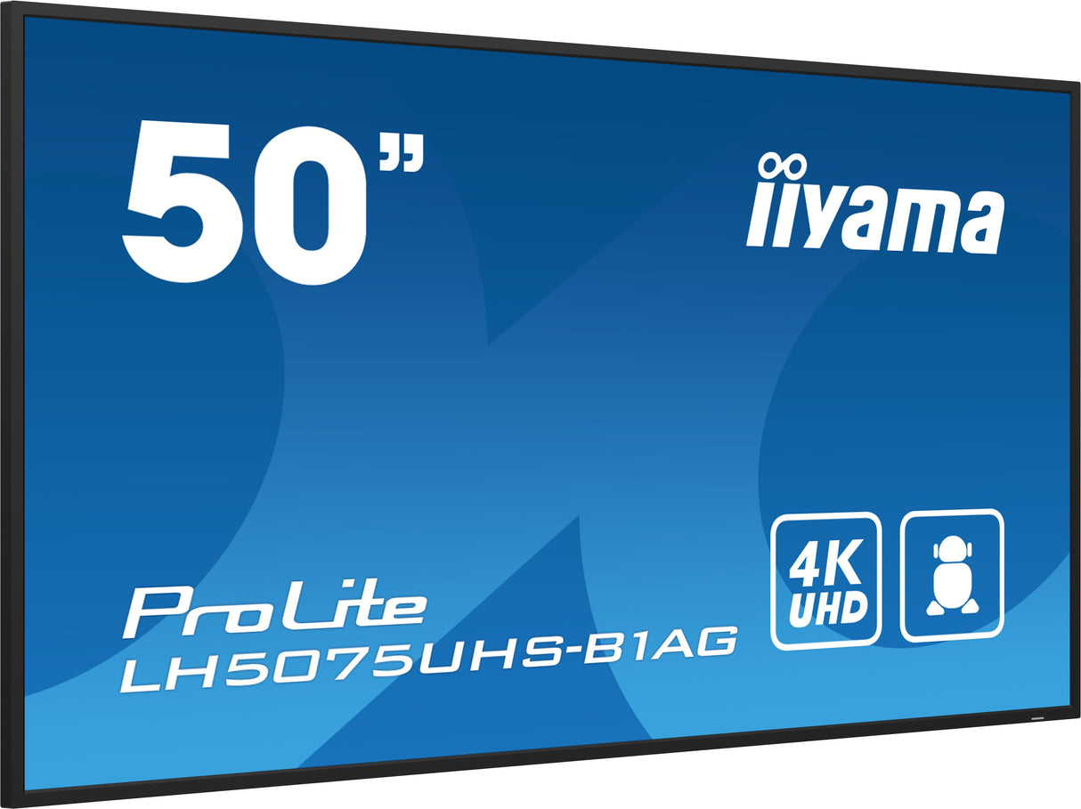 Tft 49,5\"/125,7cm Iiyama Prolite Lh5075uhs 24/7 *Negro* 16:9