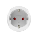 Hama Adaptador De Viaje Toma Tipo G - Potencia Hasta 3250w - Hembra Tipo Schuko - Voltaje 100-250v - Blanco