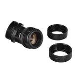 K Thermaltake Pacific Petg Tube 45-Degree Dual Compression 16mm Od - Negro