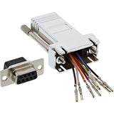 Adaptador Inline Db9 Hembra A Rj45 8p8c Hembra Carcasa Metal