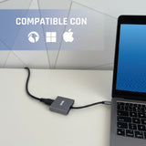 EAN 8435364318461 - iggual IGG318461 base para portátil y replicador de puertos USB 3.2 Gen 1 (3.1 Gen 1) Type-C Negro imagen 9