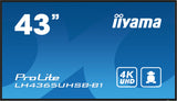 Iiyama Prolite Lh4365uhsb-B1 109 Cm (43") Klasse (108 Cm (42.5") Sichtbar) Lcd-Display Mit Led-Hintergrundbeleuchtung -