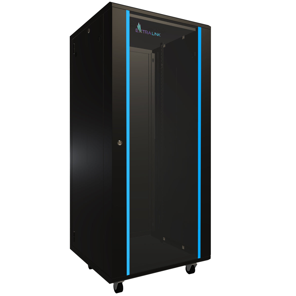 Armario Rack De Pie Extralink 27u 600x600 Negro