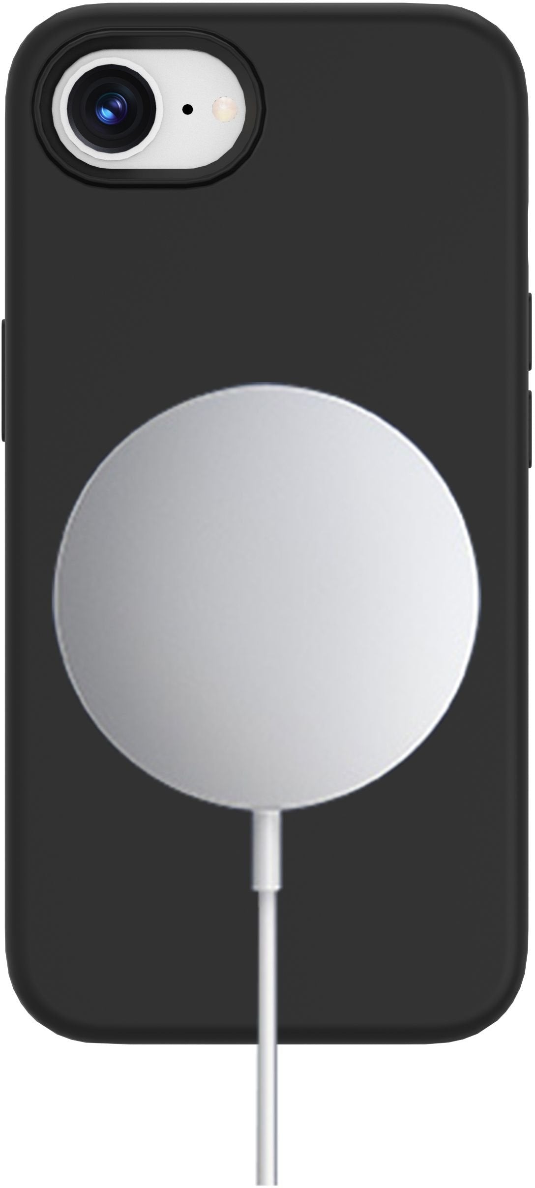 Infinite (Grs) Rome Iphone  16e Black Magnetic Cover.