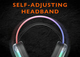 Auriculares Deltaco Gaming Rgb Beleuchtet Halbtransparente