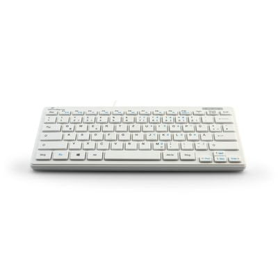 Teclado Alemán Mediarange Mros113 Usb Qwertz Blanco