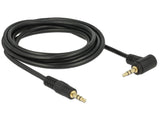 Delock Cable Audio Jack 3.5mm 3 Pin 3 Metros Negro