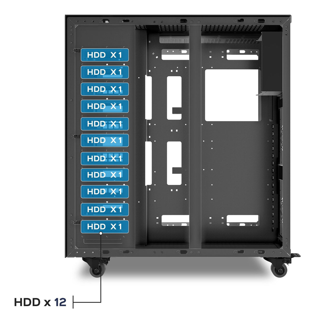 Caja Pc  E-Atx Case Ai Pro 1500 Workstation Uk80.15.42 Negra