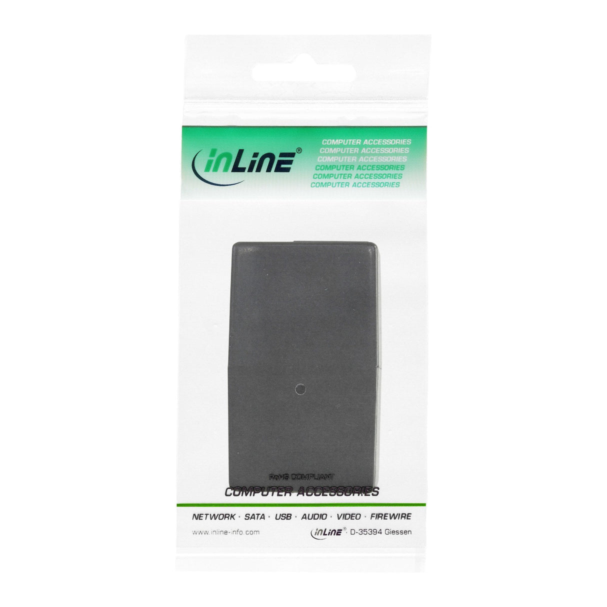 Adaptador Isdn Inline 2x Rj45 8p8c Hembra Sin Blindaje
