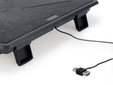 Conceptronic 1-Fan Cooling Pad (15.6")/ Schwarz
