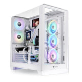 Caja Pc Thermaltake View 390 Tg (Blanco, Tempered Glass X 2) Ca-11f-00m6wn-01
