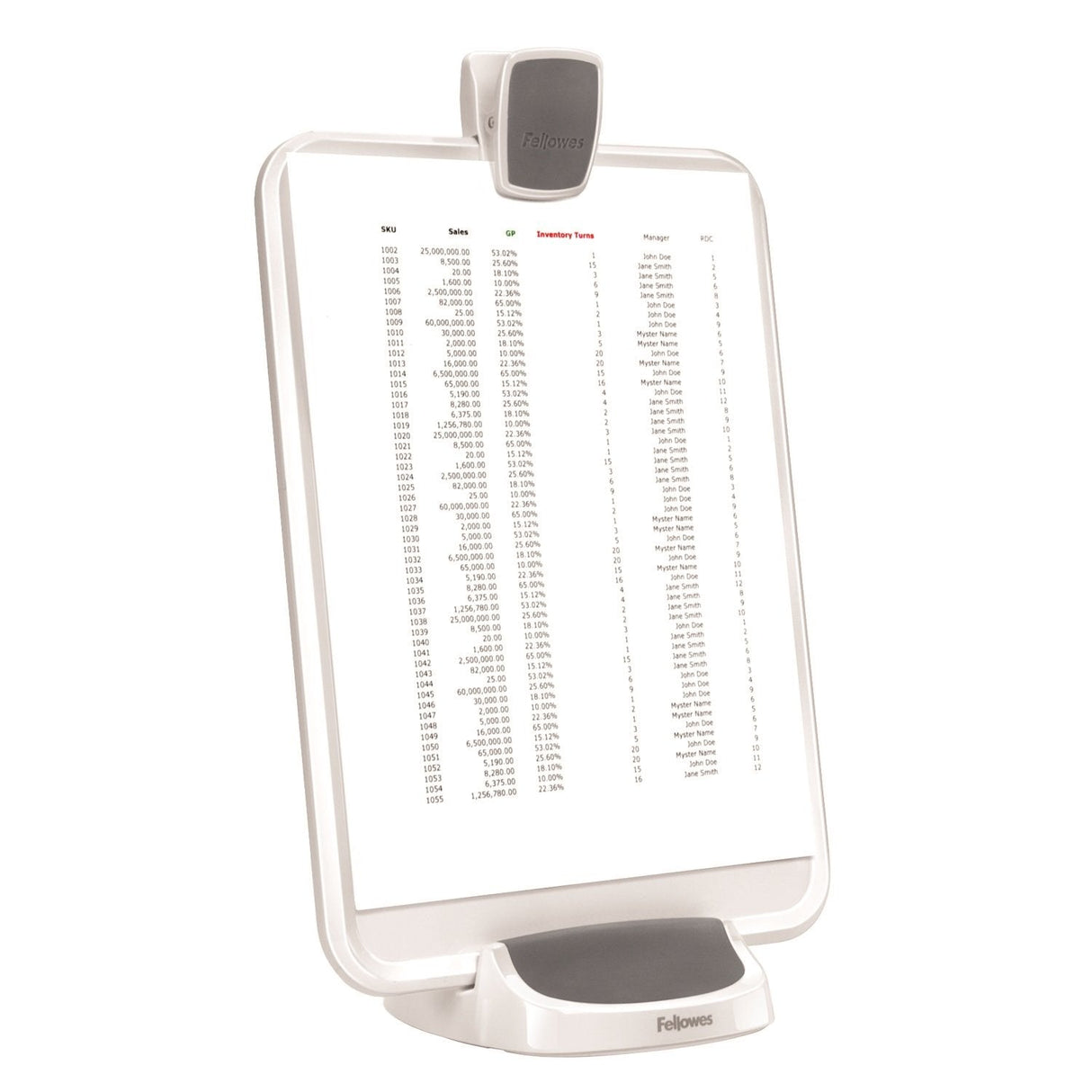 Fellowes I-Spire Series Atril Multiuso 5 En 1 - Base Solida -  Uso Para Pizarra Blanca, Tablero Magnético, Soporte Para
