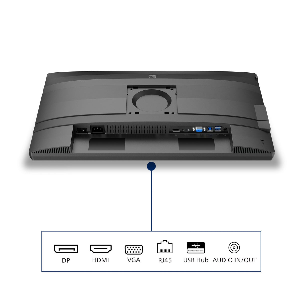 Philips 24b2n4200 00 23.8" 1920x1080 Vga Hdmi Dp Usb