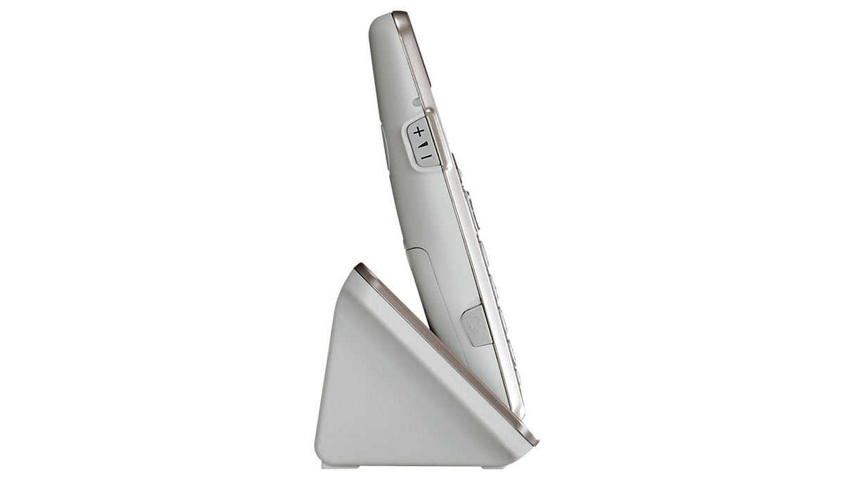 Panasonic Kx-Tge250 Teléfono Dect Identificador De Llamadas Champán, Oro