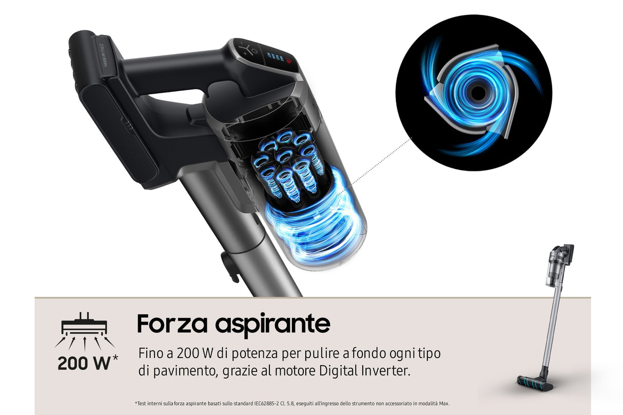 Aspiradora Vertical Samsung Vs20b75acr5/Wa
