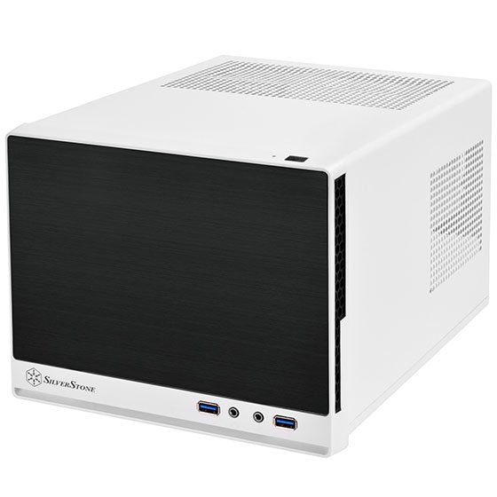 Caja Pc Silverstone Mini Sst-Sg13wb-Q Sugo Mini-Itx Negro, Blanco