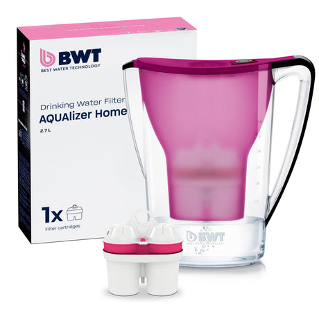 EAN 9022001927835 - BWT 125557843 filtro de agua Filtro potabilizador portátil 2,7 L Transparente, Púrpura imagen 1