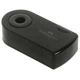 Pack De 12 Unidades Faber Castell Afilalápices Doble Funda Y Depósito Negro