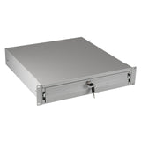 Efb 19" 3he Tastatur- Dokumentenschublade, Abschliebar, Ral7035