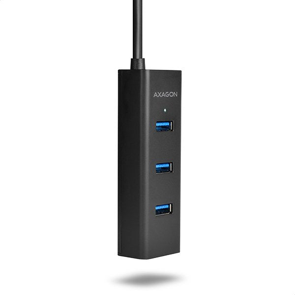 Hub Axagon Hue-S2bp Usb-A, 4x Usb 3.0, Alimentación Mrom Externa - 1,2 M, Fuente De Alimentación
