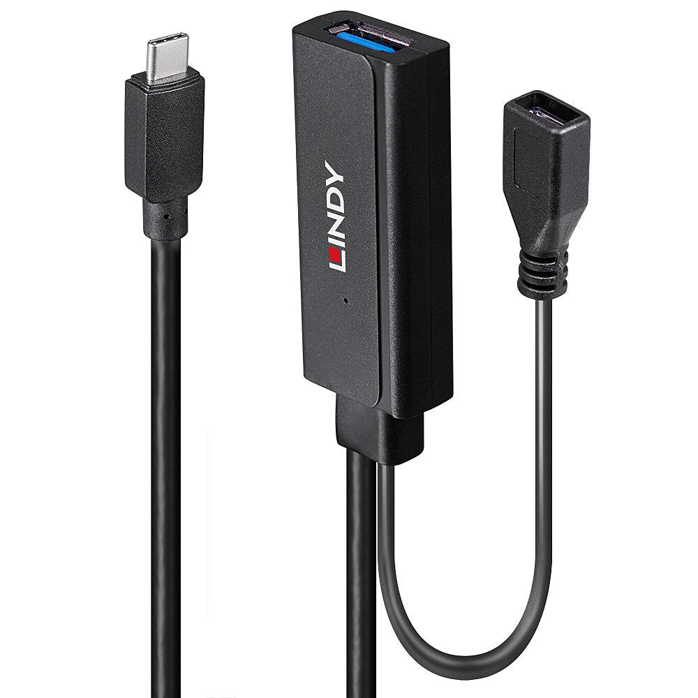 EAN 4002888433525 - Lindy 43352 hub de interfaz USB 3.2 Gen 1 (3.1 Gen 1) Type-C 5000 Mbit/s Negro imagen 1