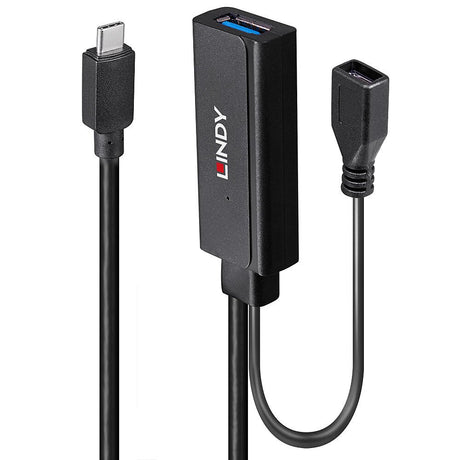 EAN 4002888433525 - Lindy 43352 hub de interfaz USB 3.2 Gen 1 (3.1 Gen 1) Type-C 5000 Mbit/s Negro imagen 1