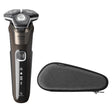 EAN 8720689008457 - Philips SHAVER Series 5000 S5886/30 afeitadora Máquina de afeitar de rotación Recortadora Negro, Marrón imagen 1