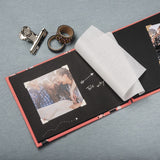 Hama  Fine Art  Spiral Chalk 24x17 50 Black Pages 2107