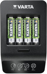 Varta Lcd Smart Cargador + Inkl. 4 Pilas 2100 Mah Aa