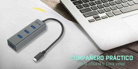 EAN 8595611702266 - i-tec Metal C31HUBMETAL403 hub de interfaz USB 3.2 Gen 1 (3.1 Gen 1) Type-C 5000 Mbit/s Gris imagen 5