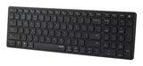 Teclado Rapoo Wireless Y Bluetooth E9700m Portugues 2.4ghz Bt 3.0 5.0 Diseã±O Ultrafino Bateria Azul Base Aluminio Multi Mode