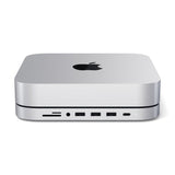 Satechi Aluminum Do Mac Mini Usb-C (Usb-C, 3x Usb-A, Czytnik Kart Micro/Sd, Jack Port) (Srebrny)