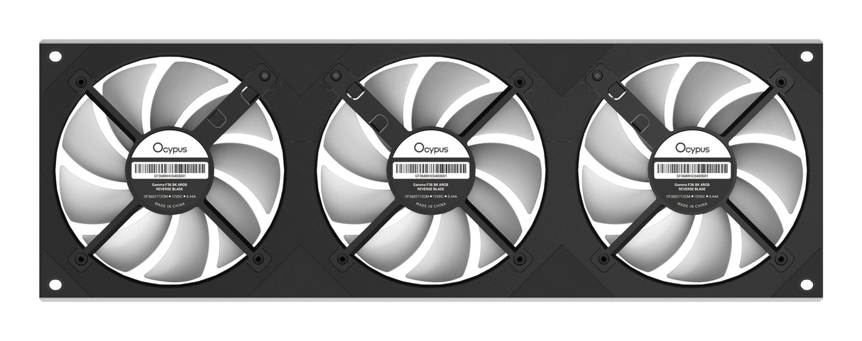 Ocypus Gamma F36 Argb (Negro, Reverse, 360 Mm) Gamma-F36-Bk3am001-Gl