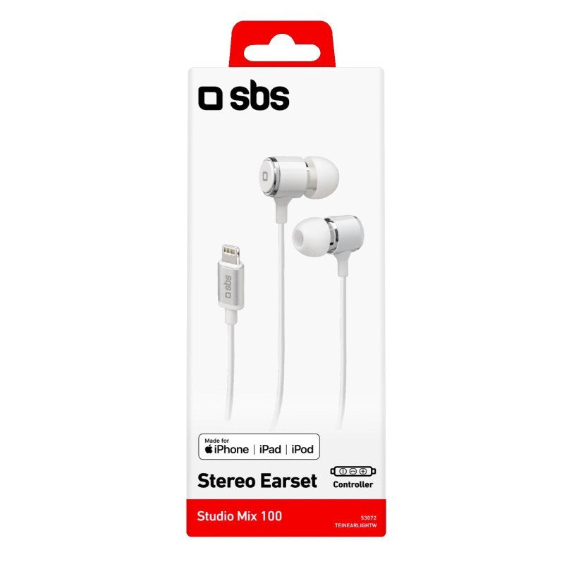Sbs Teinearlightw Auriculares Blanco