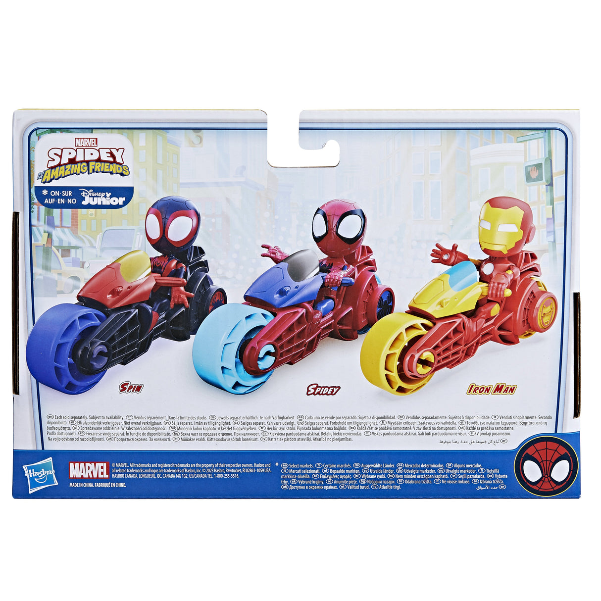 Hasbro Marvel Spidey And His Amazing Friends Spidey Figura Con Vehículo F74595x0