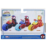 Hasbro Marvel Spidey And His Amazing Friends Spidey Figura Con Vehículo F74595x0