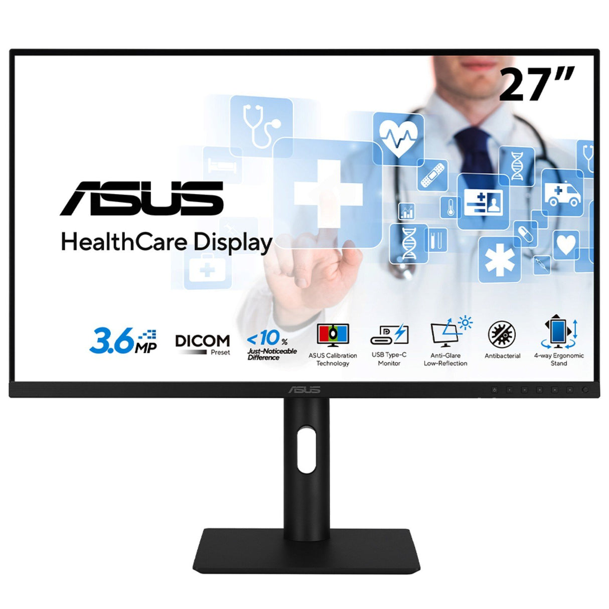 EAN 4711387308233 - ASUS HA2741A pantalla para PC 68,6 cm (27") 2560 x 1440 Pixeles Quad HD LCD Negro imagen 1