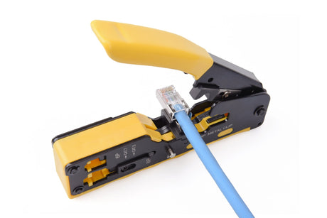 EAN 4016032482314 - Digitus DN-94025 crimpadora Herramienta para prensar Negro, Amarillo imagen 4
