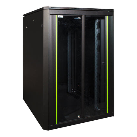 EAN 5420016848970 - LOGON RDL22U81BL armario rack 22U Rack o bastidor independiente Negro imagen 3