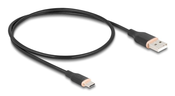 Delock Usb 2.0 Cable Usb Typ-A St > Usb Typ-C St 0.5m Schw.