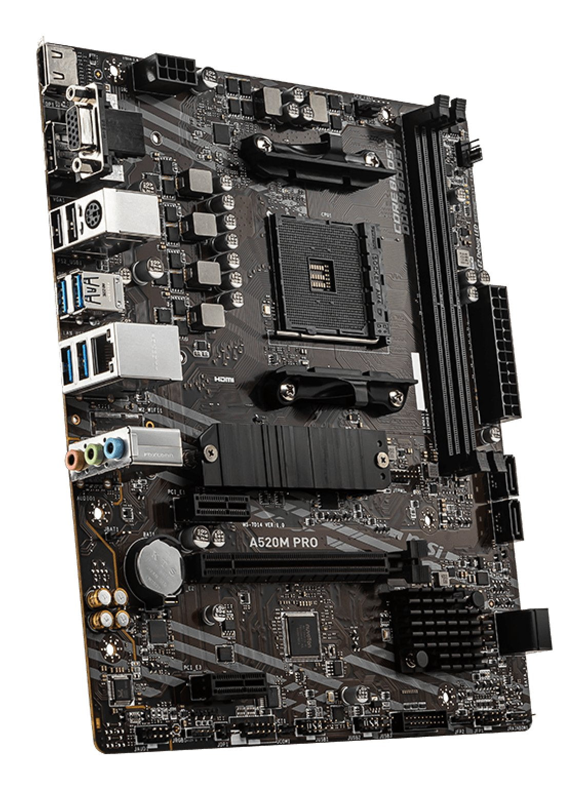 Placa Base Msi A520m Pro A520 Ddr4 Am4 7d14-005r Retail