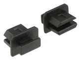 EAN 4043619640263 - DeLOCK 64026 tapa de seguridad para enchufe mini Displayport Negro 10 pieza(s) imagen 1