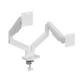 Gembird Desk Mounted Adjustable Double Monitor Arm 17-32" White