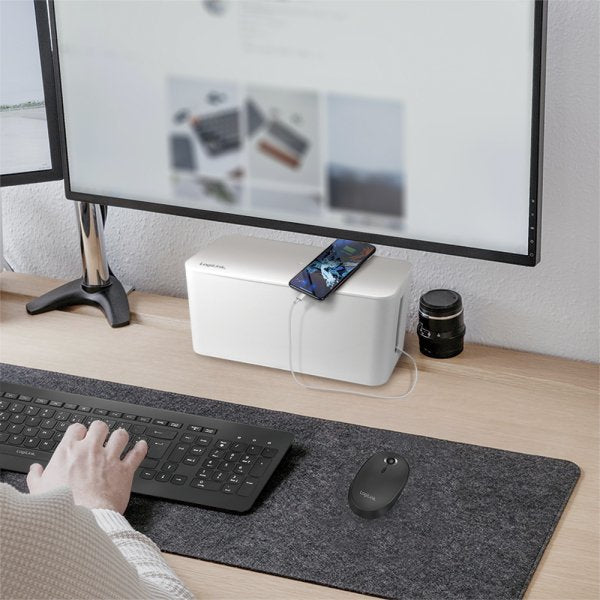 Logilink Kab0078 Organizador De Cables Universal Caja De Cables Blanco 3 Pieza(S)