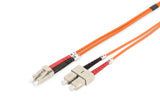 Digitus Cable De Conexión De Fibra Óptica Multimode Om2 Lc/Sc 3m
