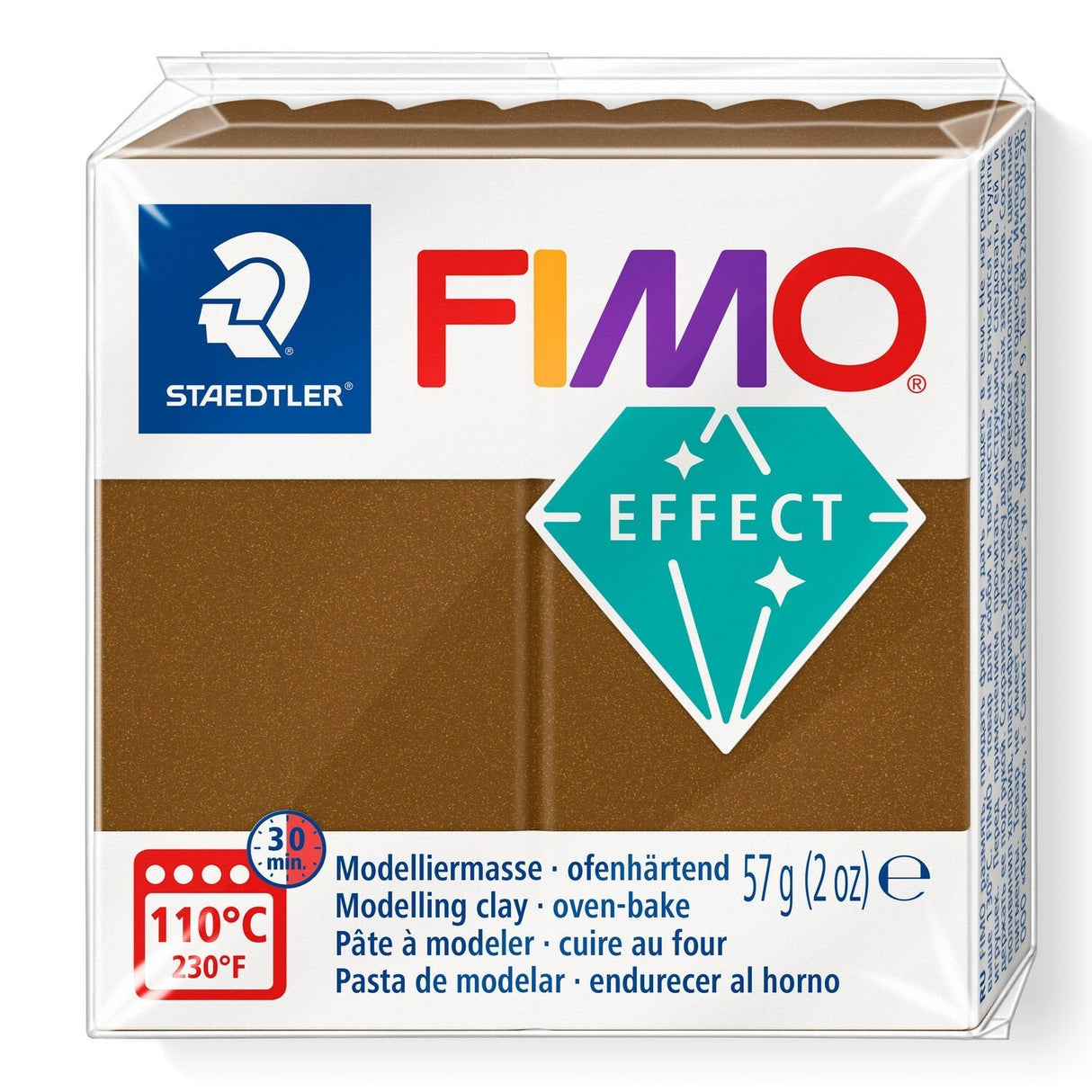 Fimo Mod.Masse Effect 57g Bronce Metálico