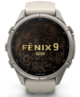 Garmin Fenix 9 Pro Inreach Lte 43mm Titanio Con Correa De Silicona En Blanco