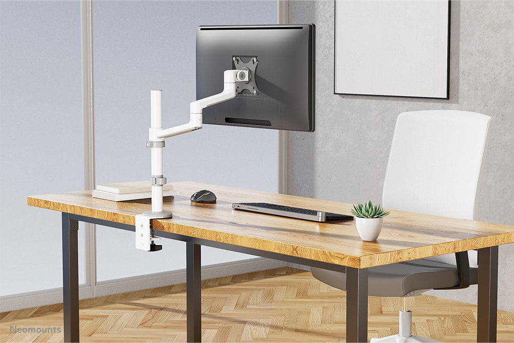 Neomounts By Newstar Soporte De Escritorio 17"-27" 1tft 3gelenk Blanco Max.8kg
