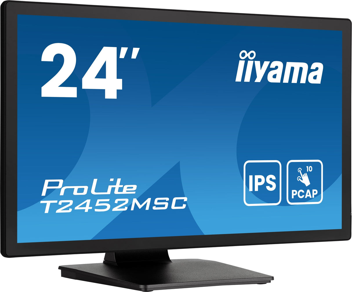Monitor  Iiyama Prolite T2452msc-B1ag (23.8") 1920 X 1080 Pixeles Full Hd Led Pantalla Táctil Negro