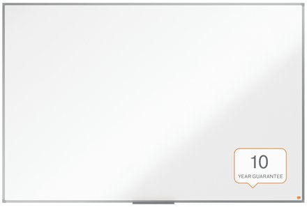 Nobo Essence Pizarra De Melamina 1800x1200mm - Marco De Aluminio Anodizado - Bandeja Para Rotuladores - Color Blanco